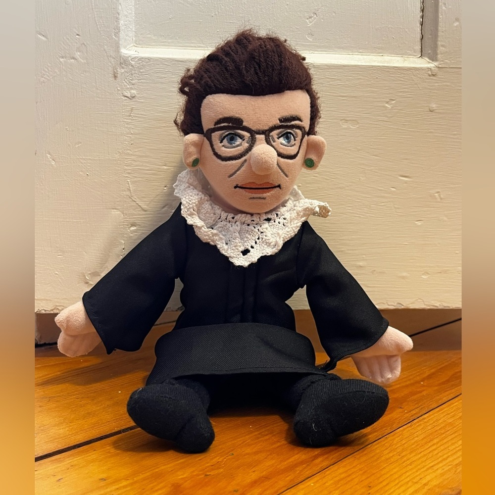 Ruth Bader Ginsburg Doll Plush RBG Little Thinker Inspirational Woman Justice
